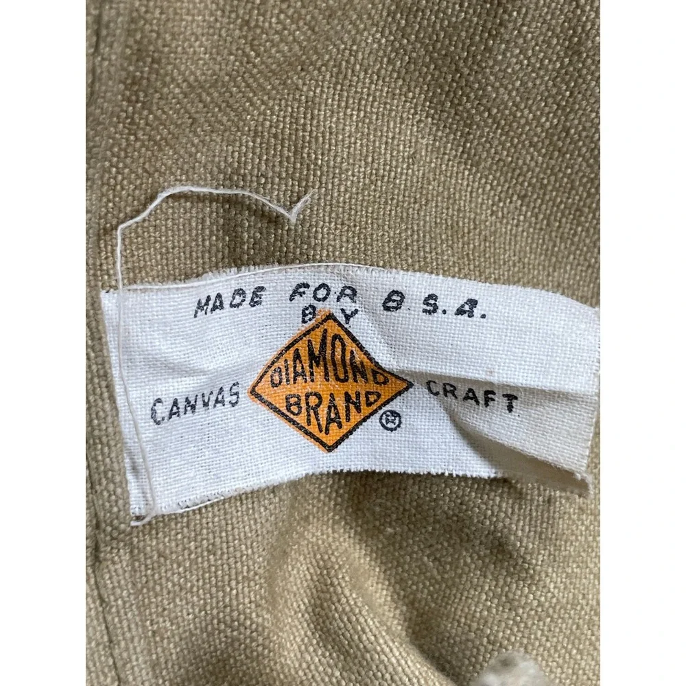Vintage Boy Scouts of America No. 573 Haversack By Diamond Brand Canvas Backpack